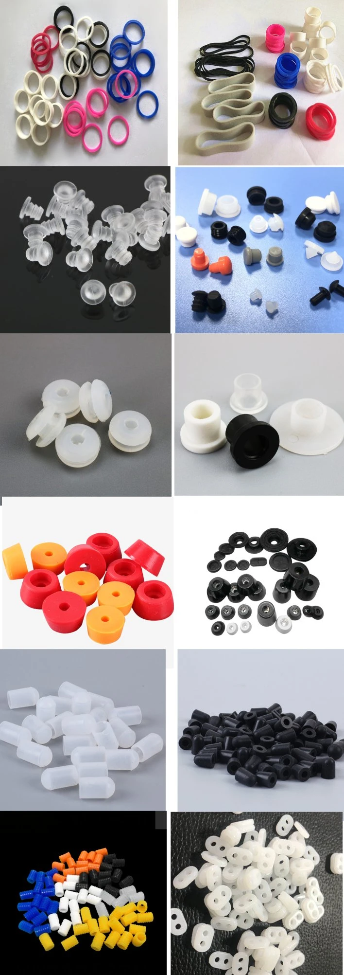 T Shape Silicone Rubber Hollow Small Bushing Plug Part Grommet Single Open Hole